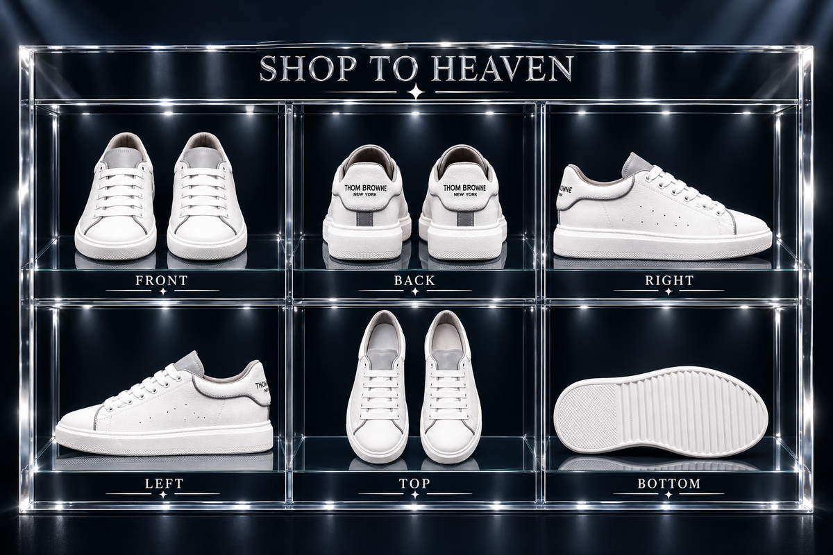 White Sneakers Six-View Frame